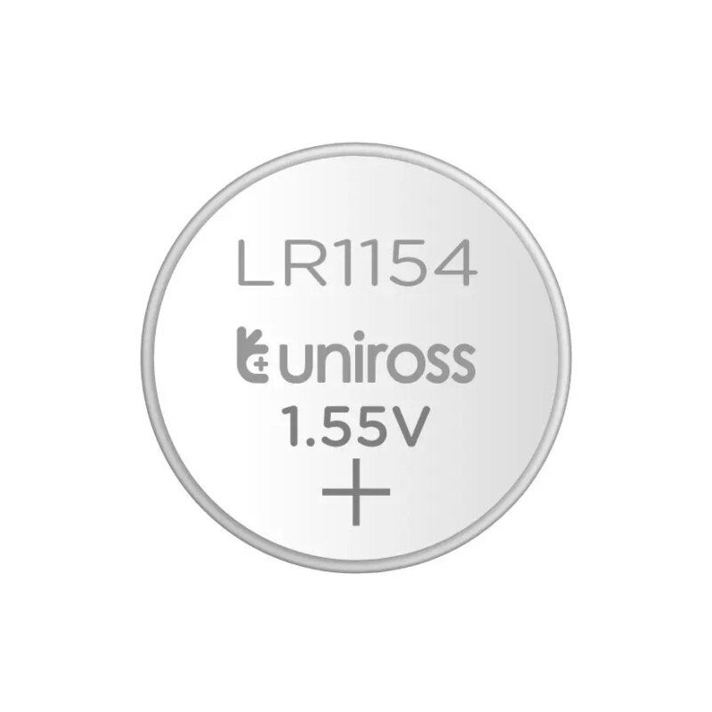 Set Baterii Buton Alcaline Uniross Ag13 Lr1154 Lr44 10buc Blister U10ag13alkaline