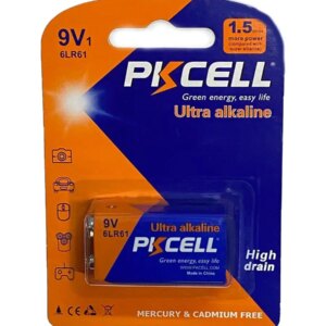 Baterie PKCELL Ultra alkalina 6LR61 9V (604)