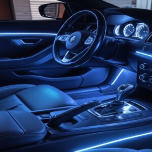Kit lumini ambientale Profesionale RGB pentru interior auto Carguard LAA001