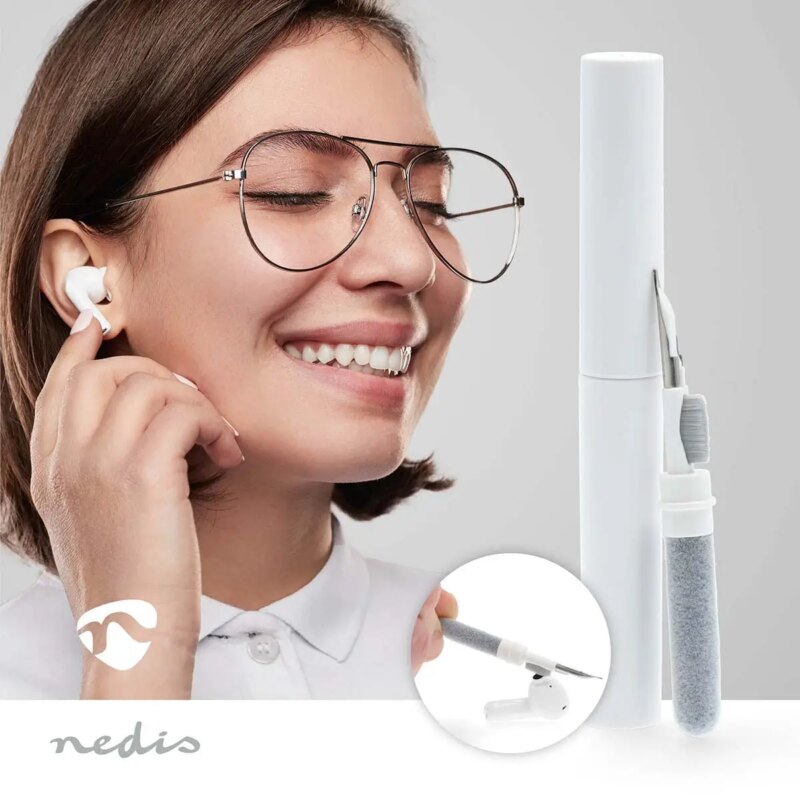 Kit Nedis Clsn205wt De Curatare Casti In Ear 3 In 1