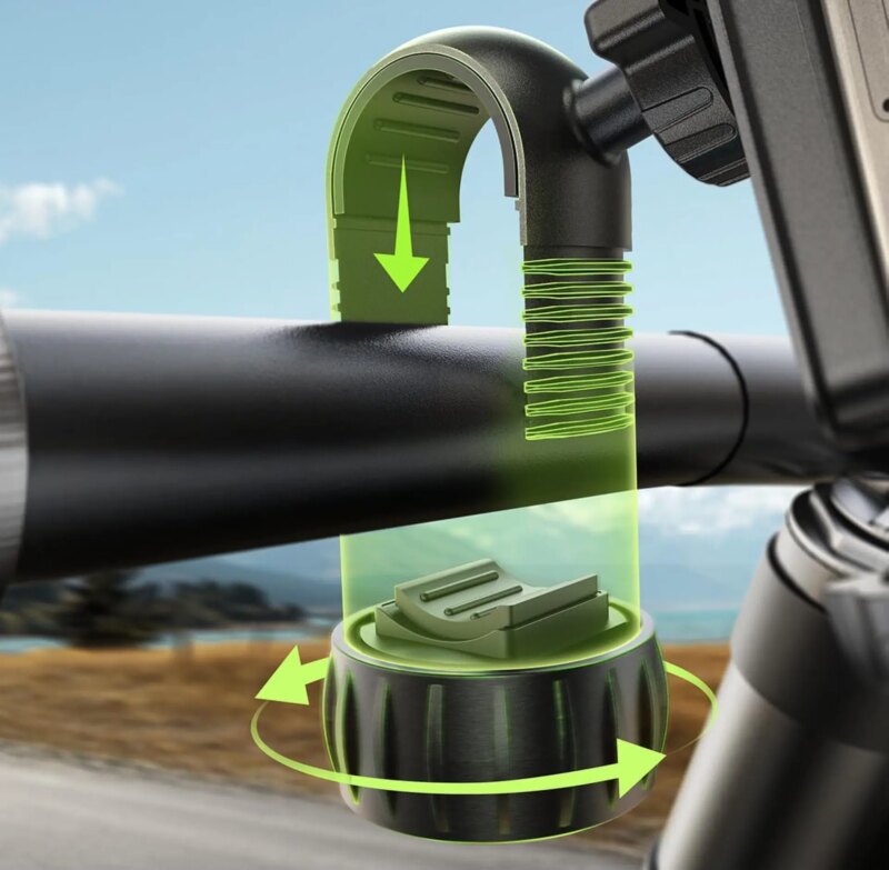 Suport Pentru Telefon 47 7 Pe Bicicleta Heavy Duty Platinet Pubh4230