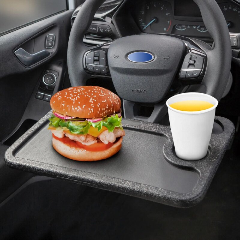 Tava Pentru Volan Sal Vst 01 Design Cu Doua Fete Suport Laptop Si Tava Pentru Alimente