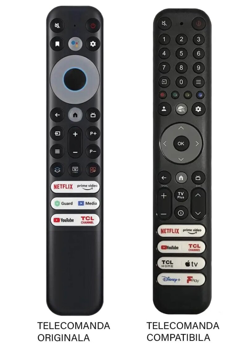 Telecomanda TV TCL RC902V FMR1 compatibil cu originalul (574-1)