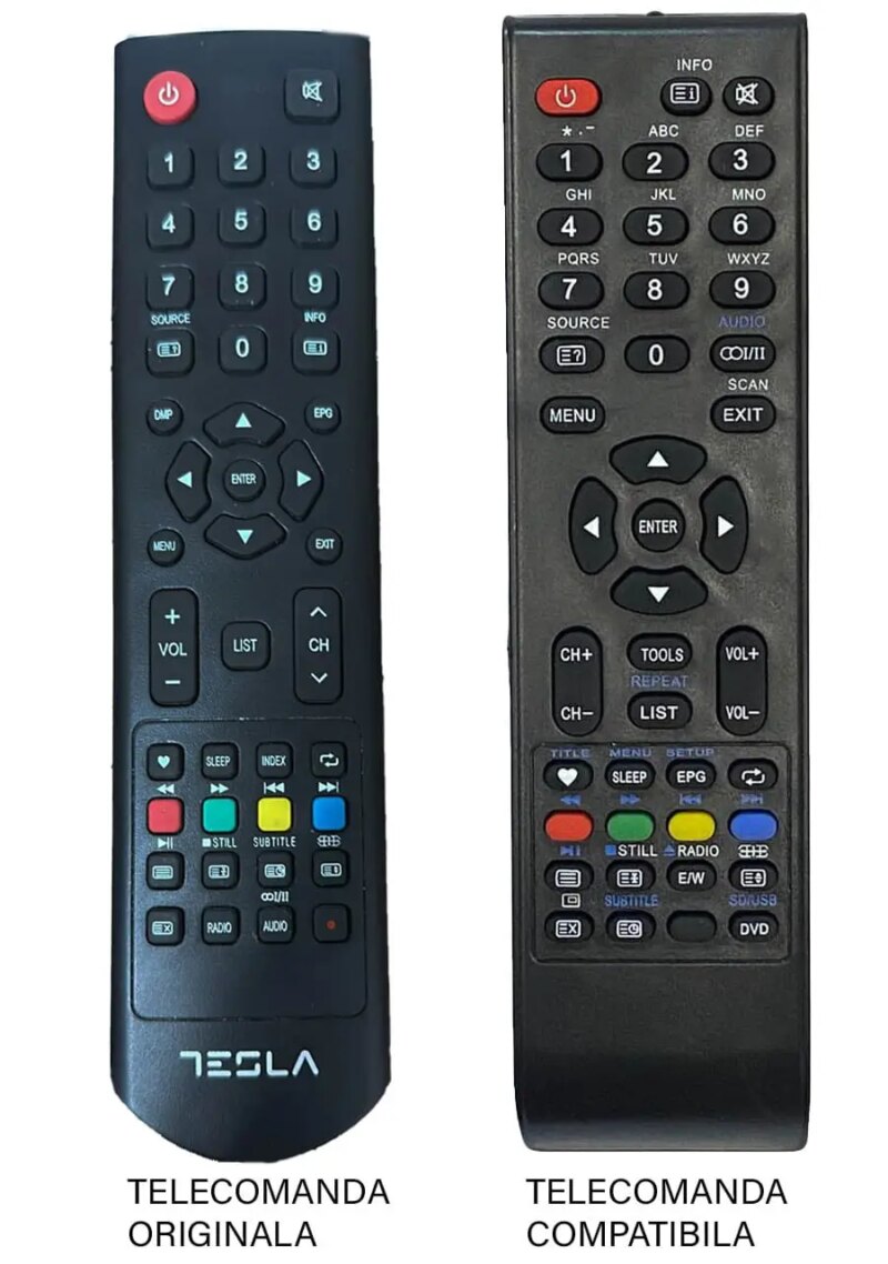 Telecomanda TV Tesla 32C315SH compatibil cu originalul (133-1)