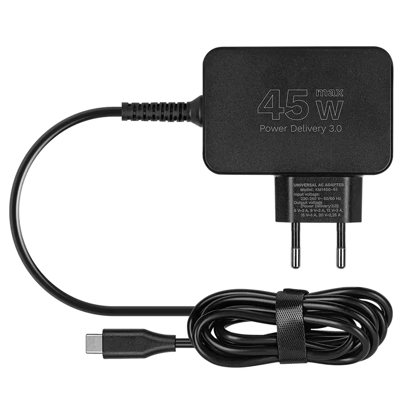 Alimentator Universal 45w Pd Usb C 7 Adaptoare Krugermatz Km1450 45