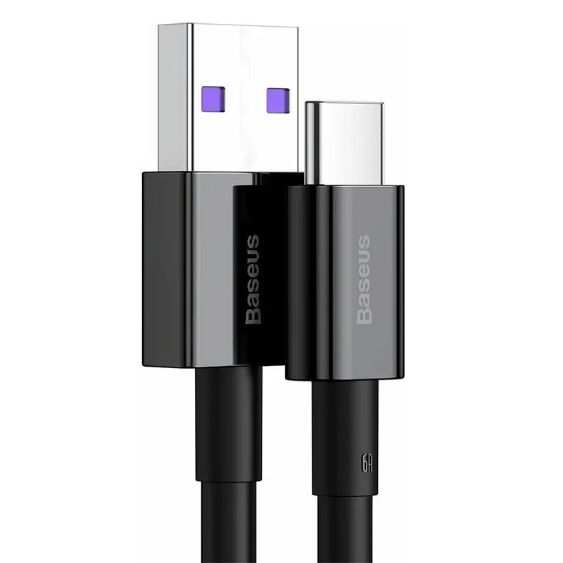 Cablu Baseus Catys B01 Usb Tip C 1m 100w 6a Pd20 Negru