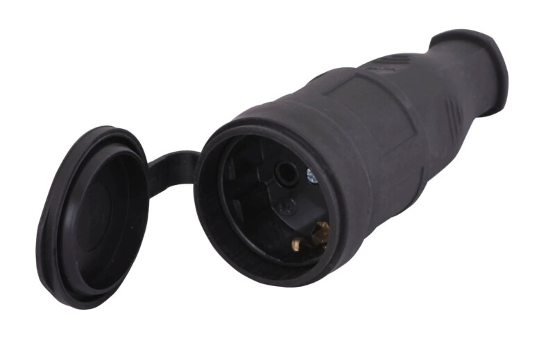 Cupla schuko cauciuc 16A 3500W IP44 Lezard 106-0400-0102