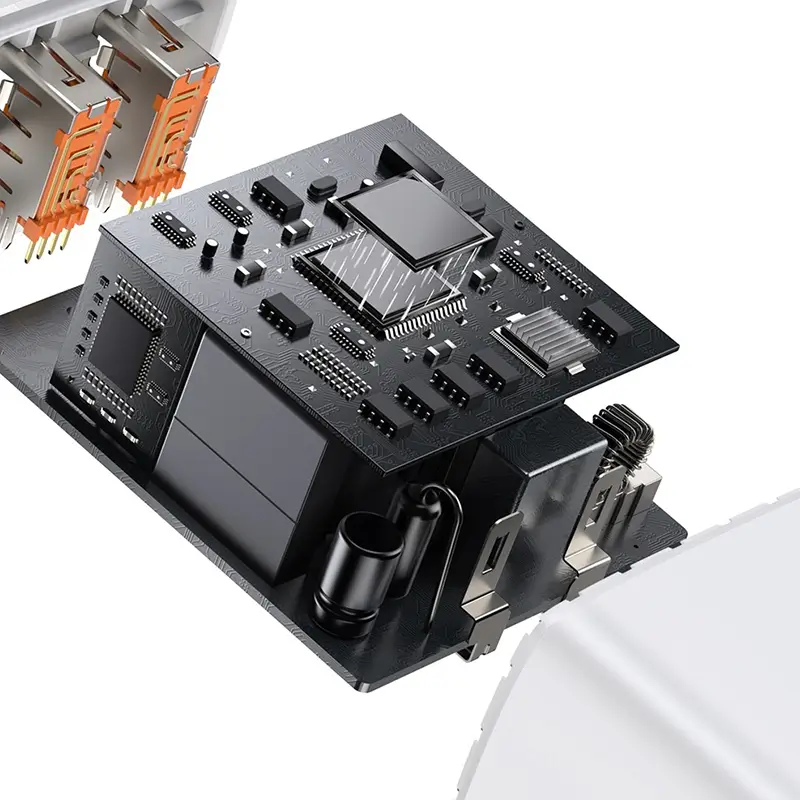 Incarcator Retea 100 240v 2x Usb Qc30 1x Usb C Pd 30 30w Baseus Ccxj E02