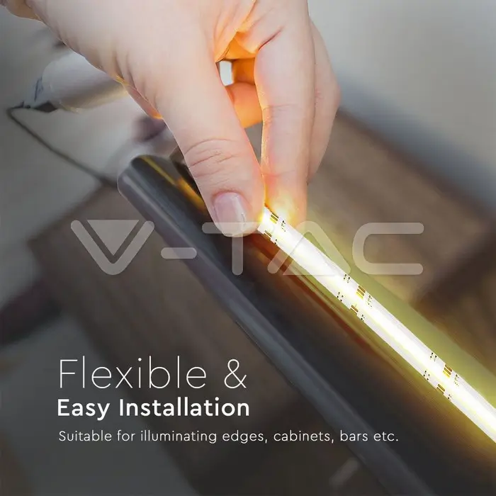 Kit Banda Led Cob Rgb 24v 13w Ip20 5m V Tac Sku 2972