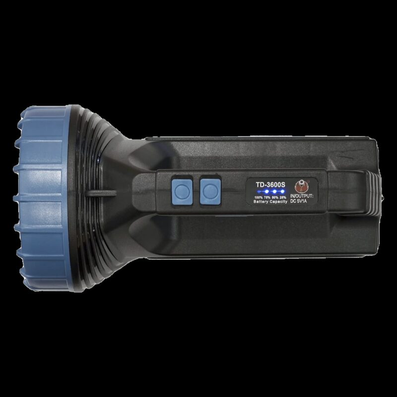 Lanterna Led Usb Solar 400lm Negru Albastru Td 3600s