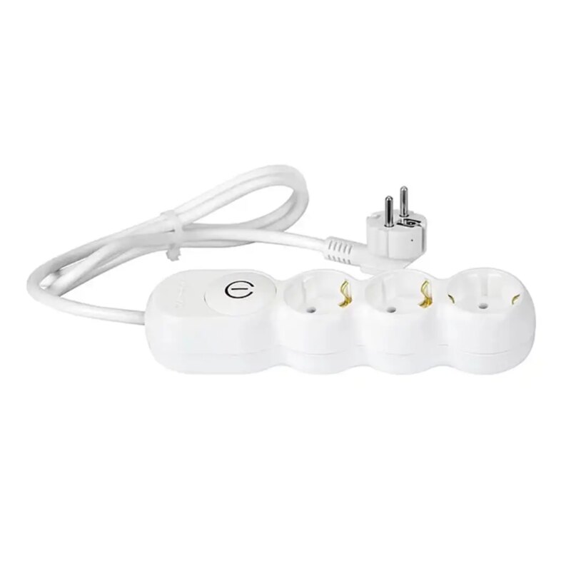 Prelungitor electric 3500W 3G1.5 alb 3 prize 3m cu intrerupator Wconn AL3115A03