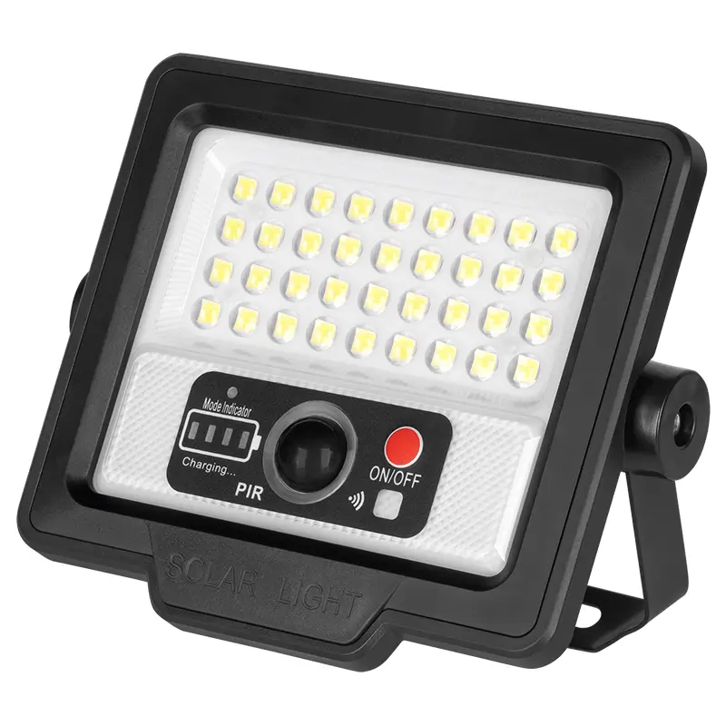 Reflector Led 60w 300lm 6500k Cu Panou Solar 4w Ip65 Rebel Urz3627