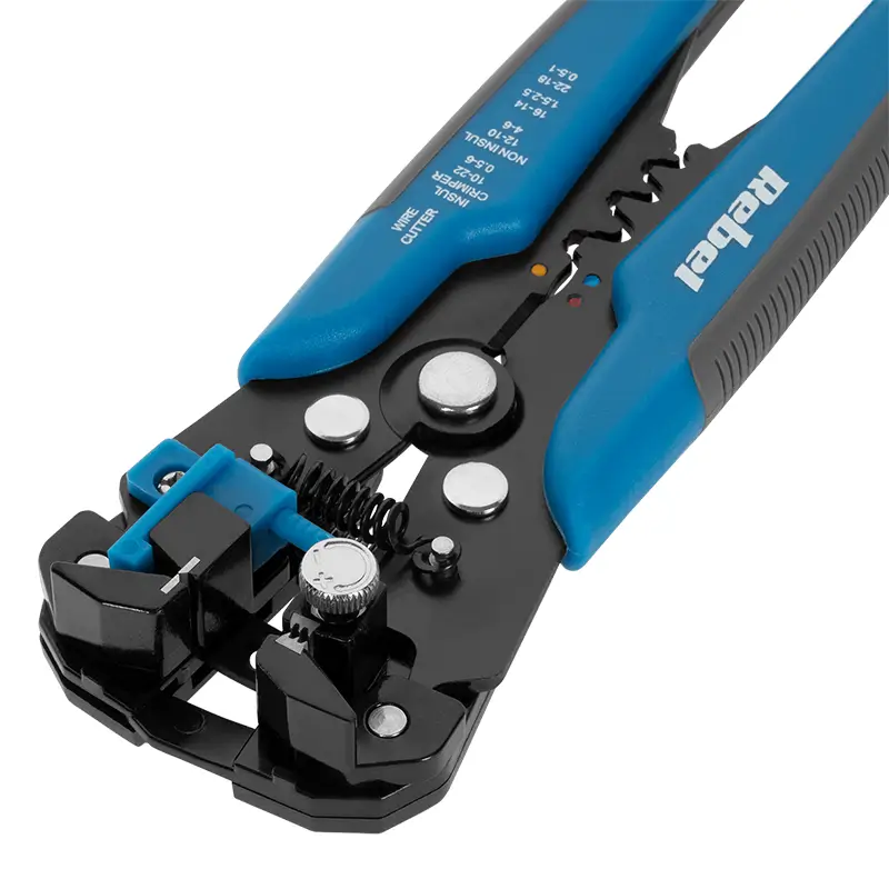 Set Cleste De Sertizare Dezizolare 215 Conectori Rebel Rb 1014