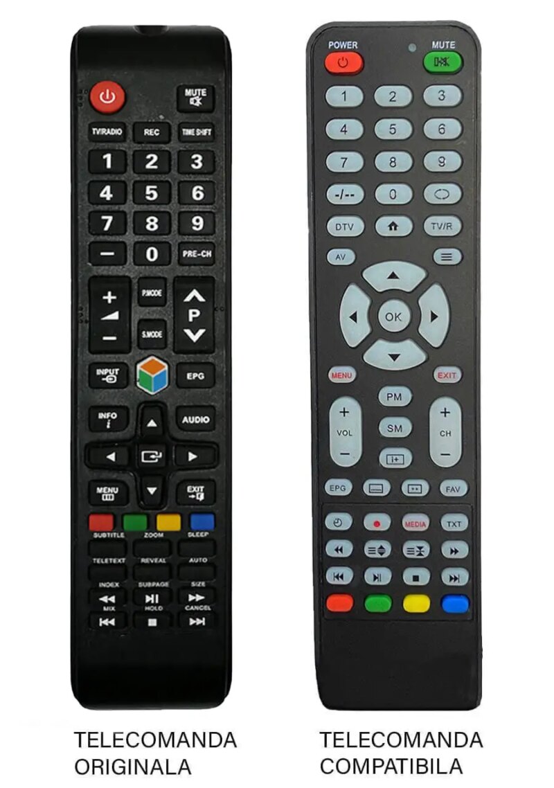 Telecomanda compatibila pentru TV Nei Smart IR6121/00BF (74-1)