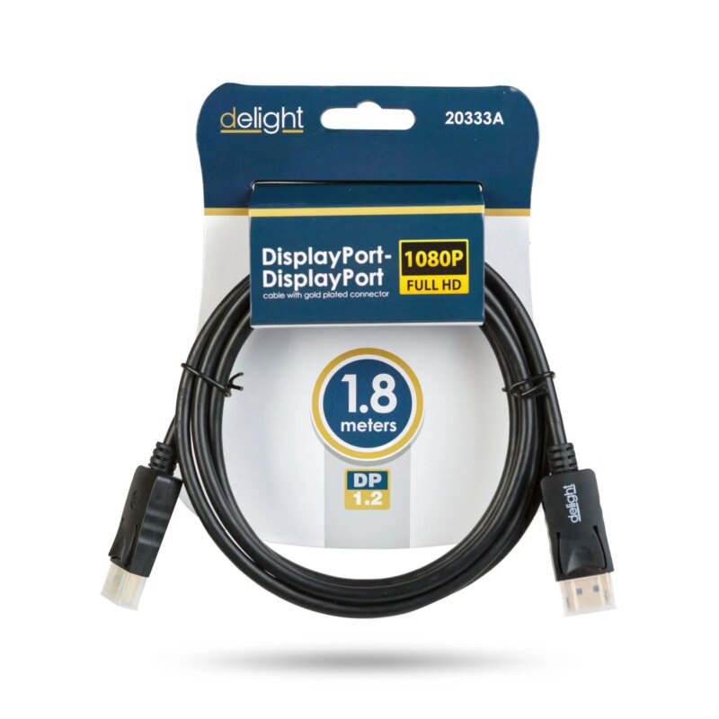 Cablu Displayport V12 La Displayport V12 Fullhd 1080p Mst 18m Delight 20333a