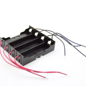 Carcasa acumulator 4x 18650 cu fire pt fiecare slot in parte /conectare in serie sau paralel
