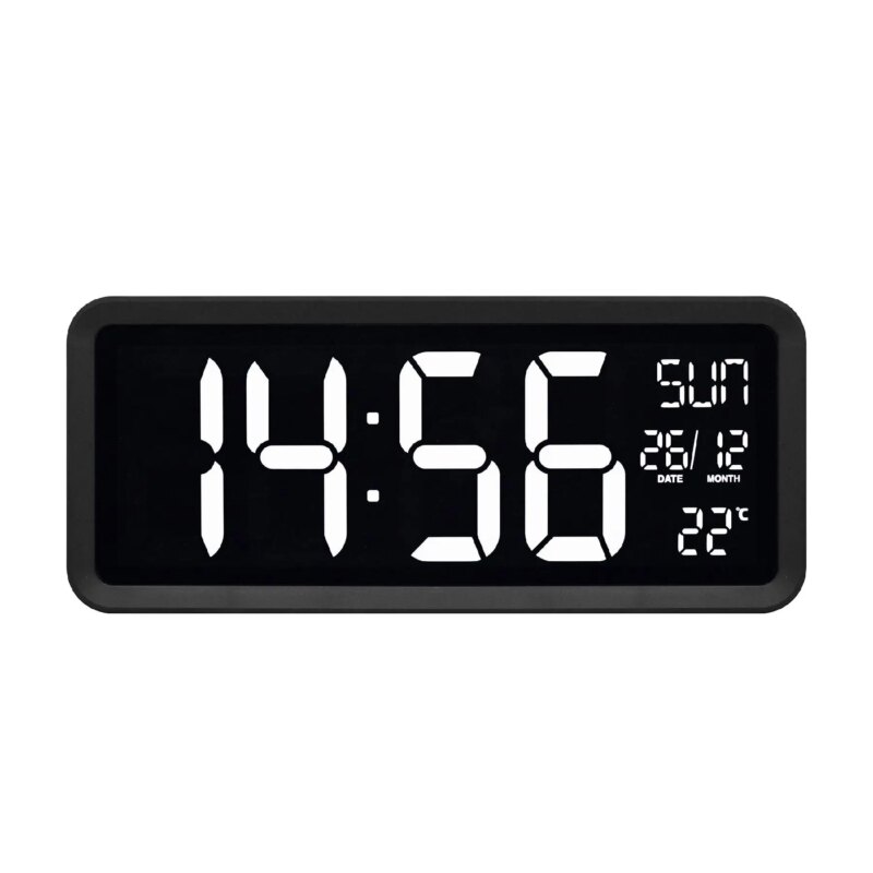 Ceas Gigant De Masa Perete Cu Led Cu Termometru 37x16x39cm Home Ltcjumbo