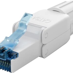 Conector RJ45 CAT6A UTP asamblare rapida fara unelte AWG24-22 Goobay 65941