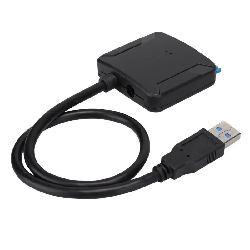 Convertor Usb 30 La Sata 22pini Hdd 25 Ssd Uri Plugplay Posibilitate Alimentare 12vdc 55x21mm Max16tb