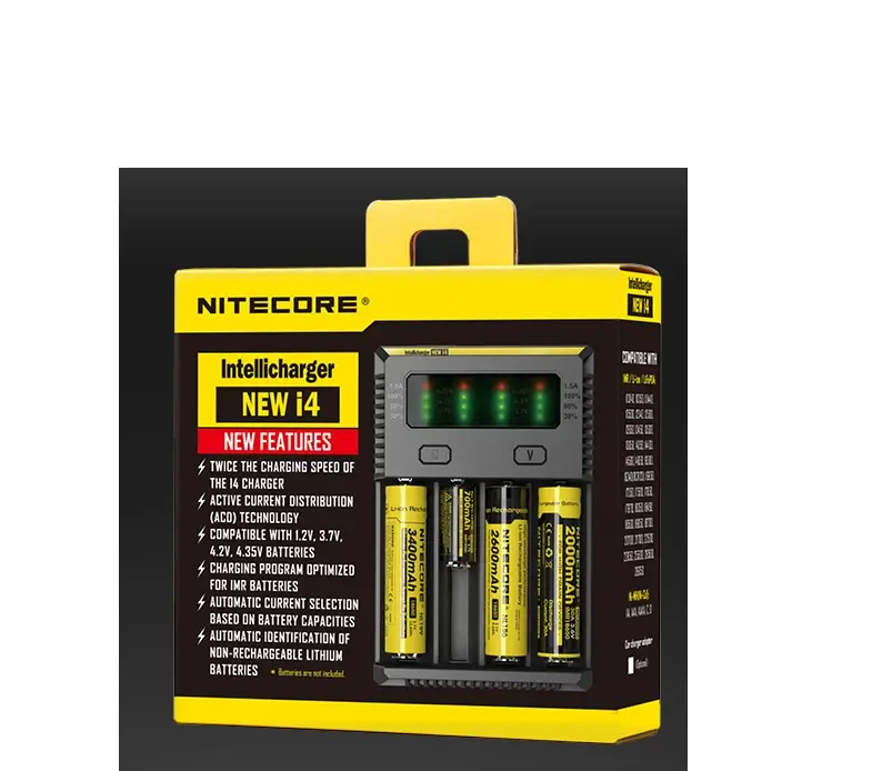 Incarcator universal acumulatori x2 Li-ion /Ni-Cd /Ni-Mh /LCD /230V NITECORE i2