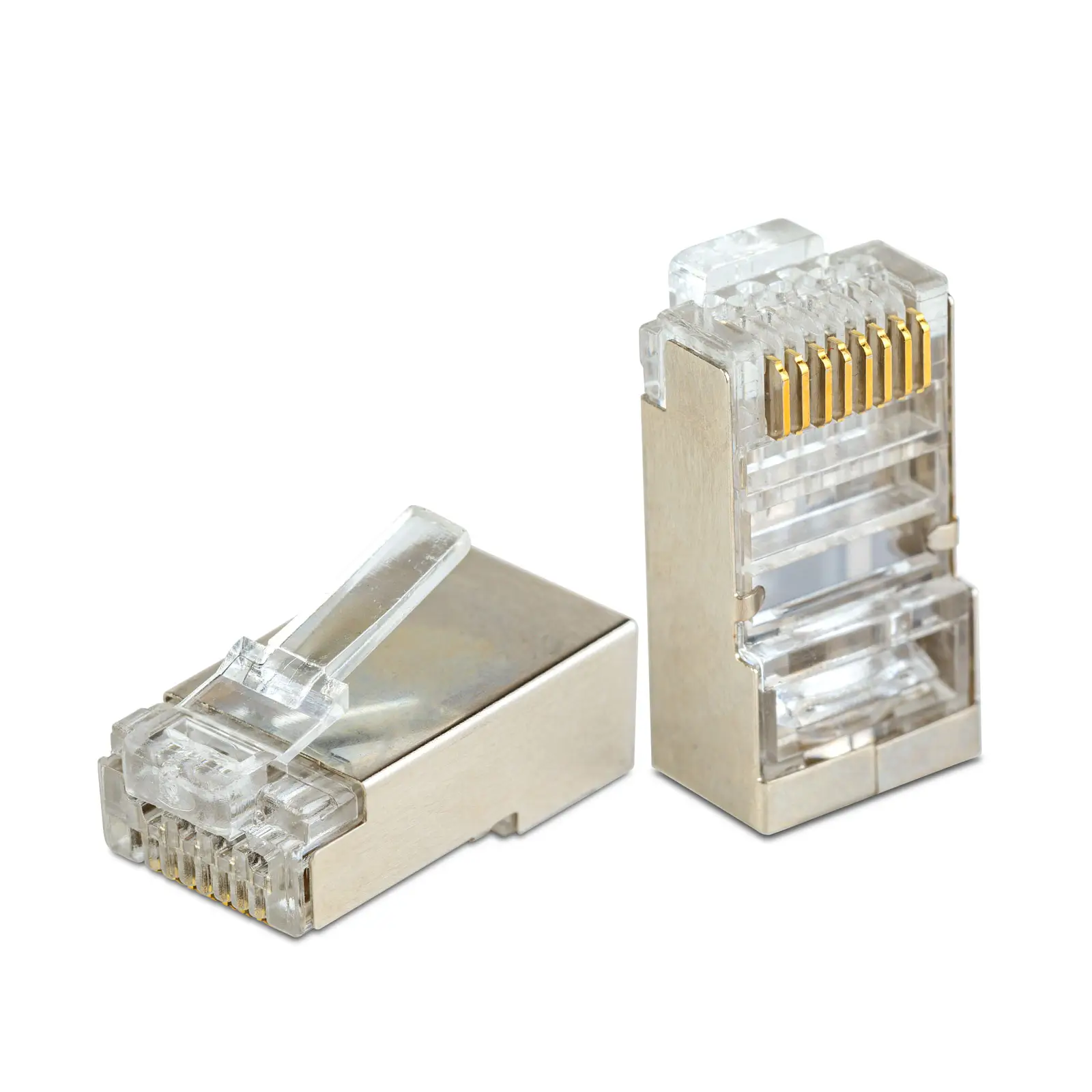 Mufa RJ45 FTP /SFTP CAT6 Pass-Through Firele trec prin mufa 8P8C ...
