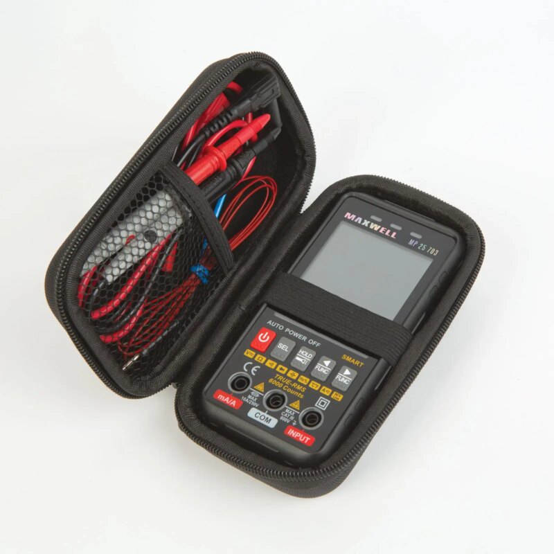 Multimetru Automat Maxwell 25703 Cu Afisaj Color 3 4x Aaa