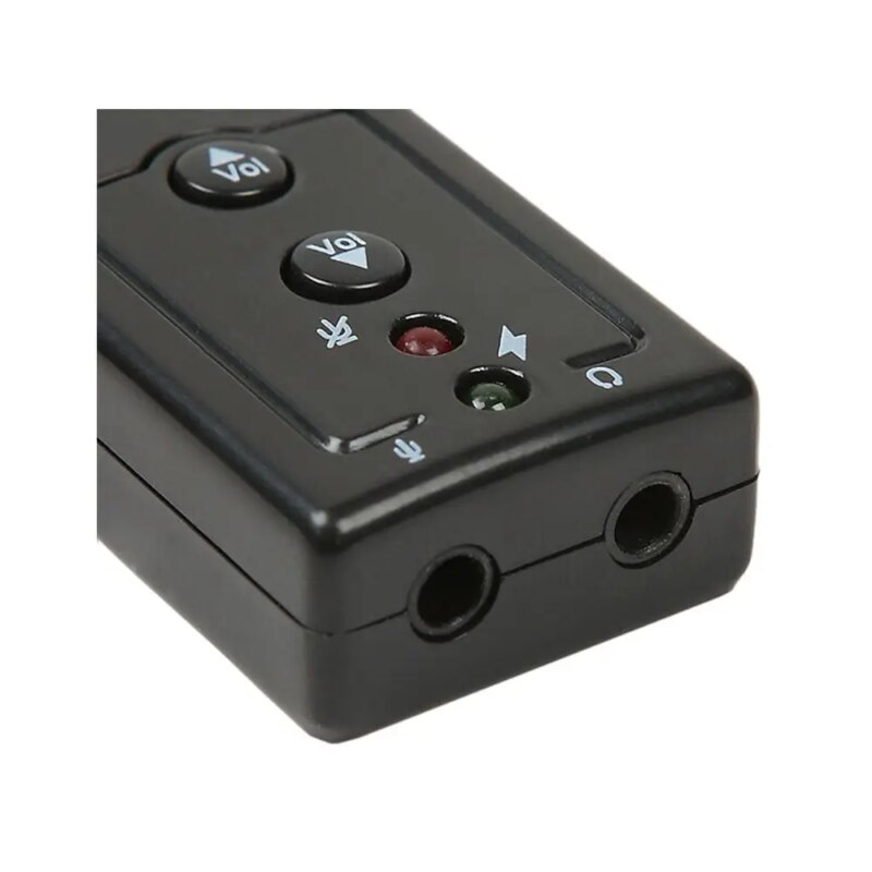 Placa De Sunet Usb 20 A La 2x 35 Mm Stereo Jack Casti Microfon Plugplay Sistem 71 Virtual Volume Control Mute