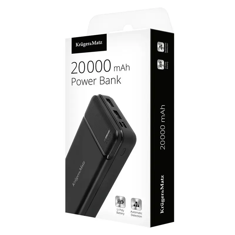 Power Bank 20000mah Li Poly Krugermatz Km0906