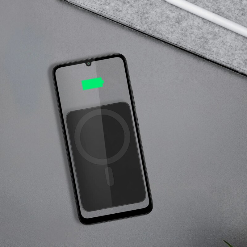 Power Bank Inductie Krugermatz Km0912 10000mah Li Ion Mag Safe Wireless 15w Usb C 20w Usb A 25w