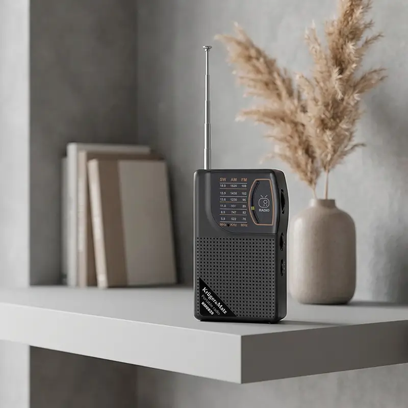 Radio Portabil Analog Am Fm Sw 3w 125x705x354mm Krugeratz Km0829