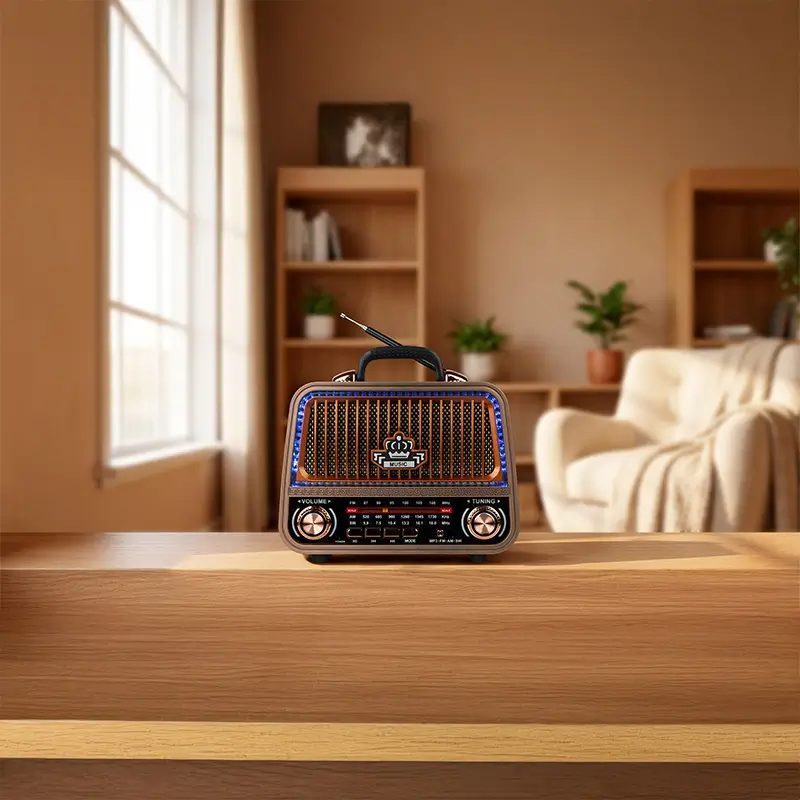 Radio Portabil Analog Am Fm Sw 5w 185x775x150mm Krugeratz Km0833