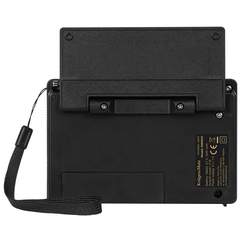 Radio Portabil Analog Solar Am Fm Sw 3w 145x609x964mm Krugeratz Km0831