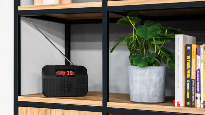 Radio Portabil Fm Am Ceas Alarma Krugermatz Km0825