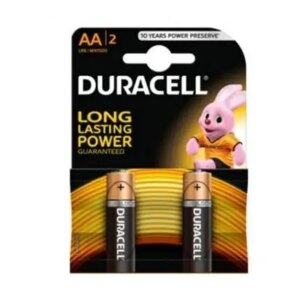 Set 2 baterii Duracell Basic alcaline AA R6 1.5V MN1500