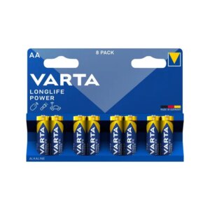 Set 8 baterii VARTA LONGLIFE POWER alcaline AA LR6 1.5V 749 937