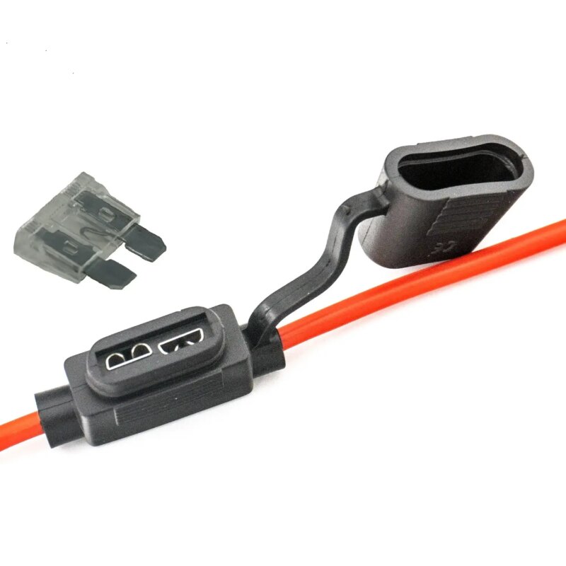 Suport siguranta auto MIDI 19x13mm etans cu cablu 23cm /1mm2 cupru max 20A 1buc Carguard USC009