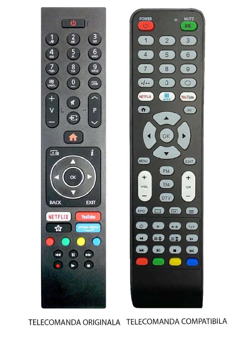 Telecomanda inlocuitoare compatibila pentru TV Vestel /JVC /Horizon IR 1423 (337-COMP)