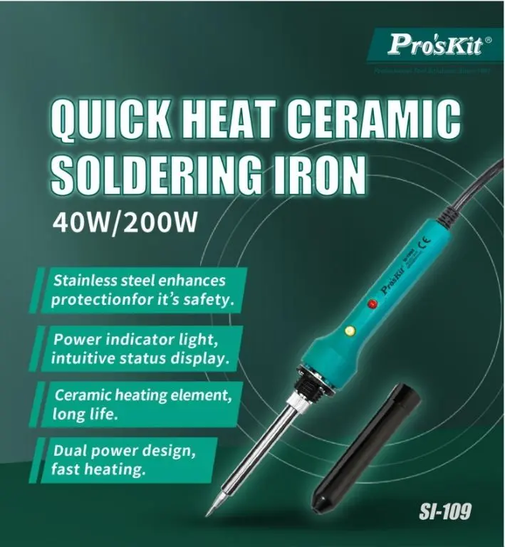 Letcon De Lipit Proskit Si 109b Ceramic Cu Incalizre Rapida 40 200w 20cm