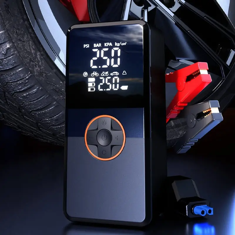 Power Bank 8000mah Car Jump Starter 800a Si Compresor Anvelope Platinet Pmpbtpm