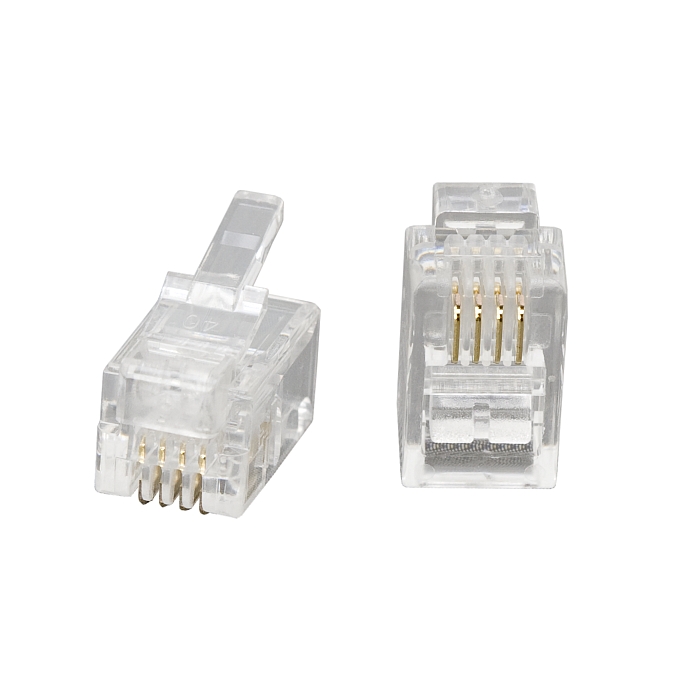 Set 50buc Mufe Telefon 4p4c Rj10 Mnc 05217 50