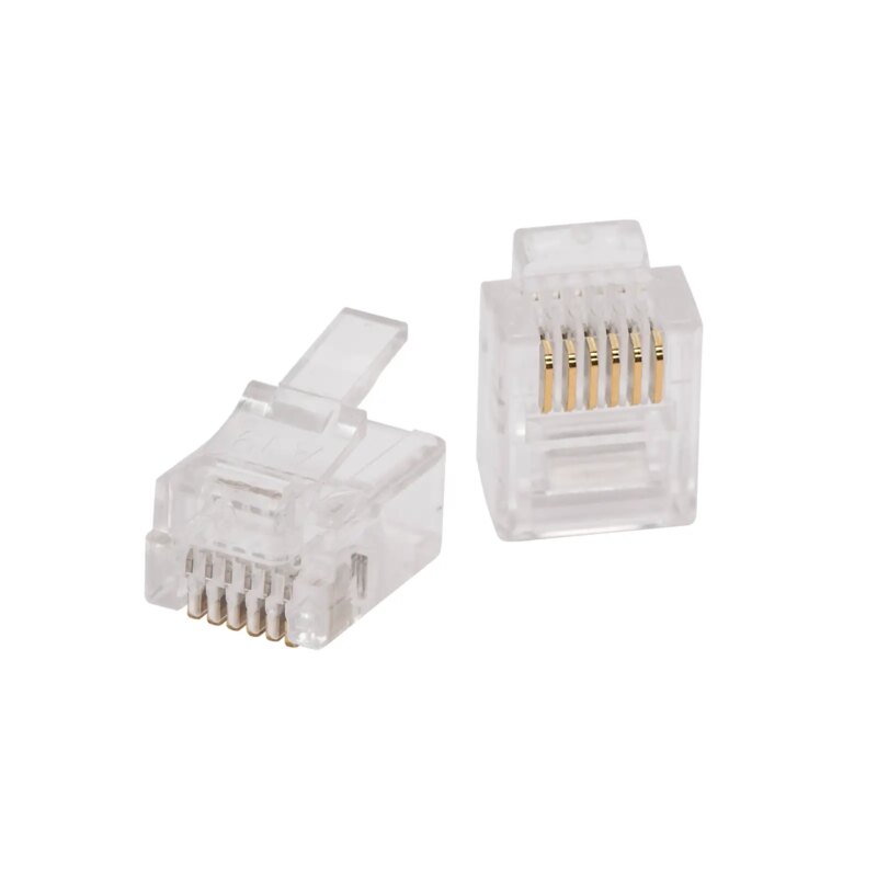 Set 50buc Mufe Telefon 6p6c Rj11 Mnc 5229 50