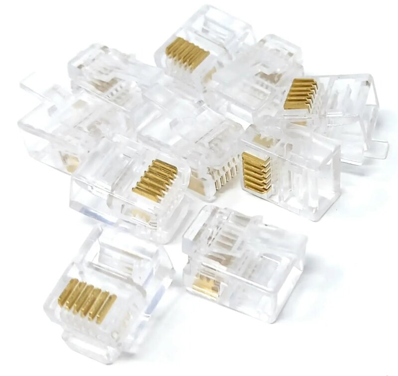 Set 50buc mufe telefon 6P6C RJ11 M`N`C 5229-50