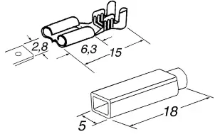 Set Papuci Electrici Izolati Mama 28x05mm 2buc Rosu Si Negru Gbc 18380500 2