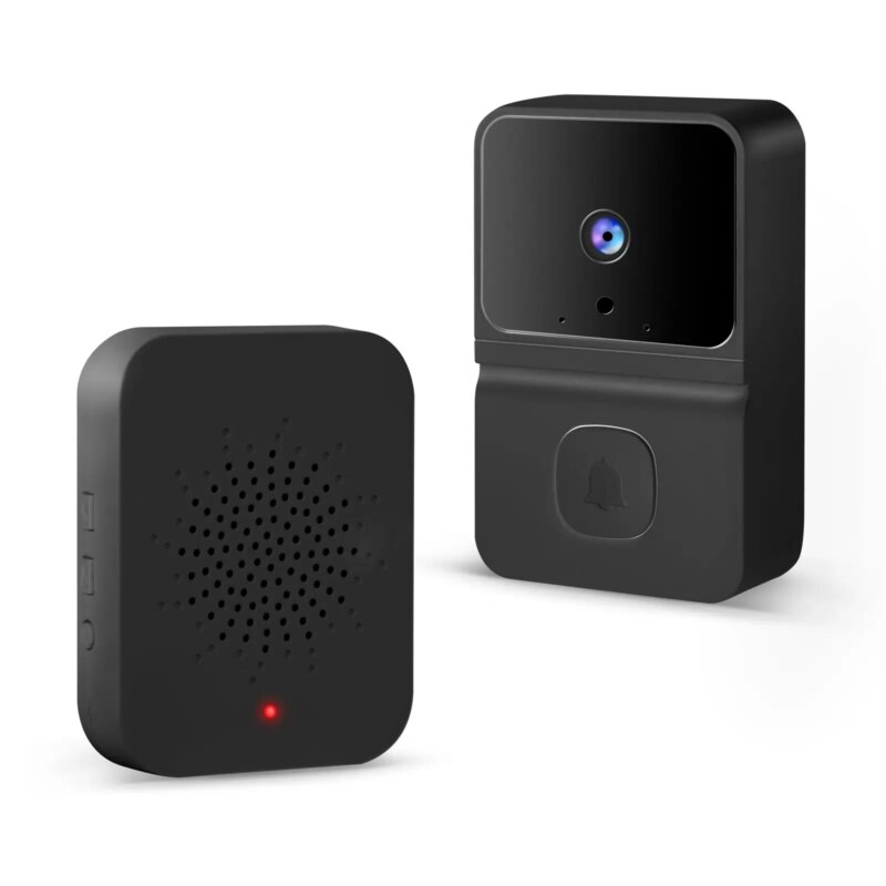 Set sonerie video /Smart /Wi-Fi /baterie /HD negru delight 55385BK 1 Set Sonerie Video Smart Wi Fi Baterie Hd Negru Delight 55385bk