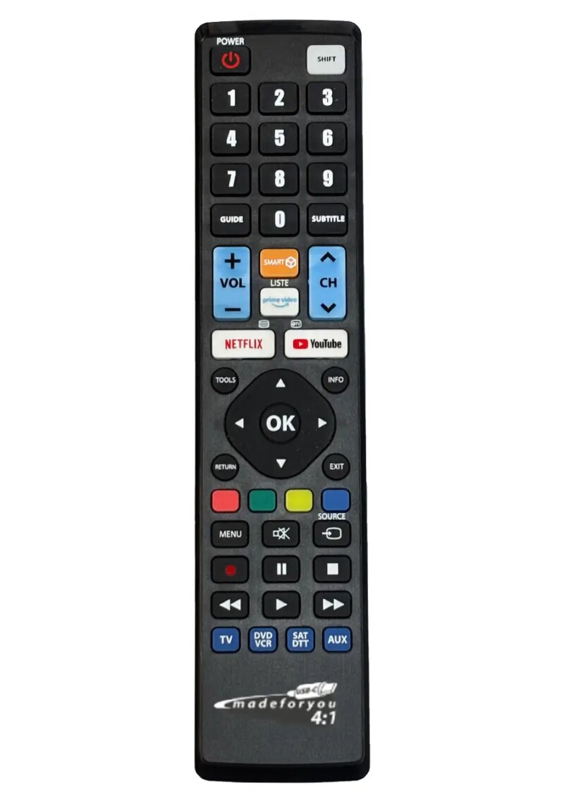 Telecomanda Programabila Universala 4 1 Inclusiv Cablu Usb C Pentru Programare Jollyline 696