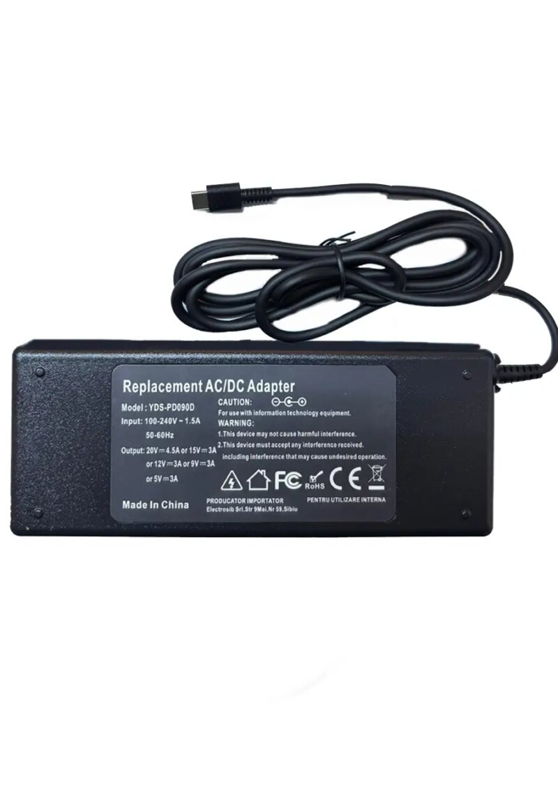 Alimentator laptop universal 90W USB Tip C (689) Alimentator laptop universal 90W USB Tip C (689)