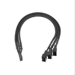 Cablu alimentare ventilator splitter 4pin mama PWM - 3pin tata 2x 4pin tata PWM 25cm AKYGA AK-CA-65