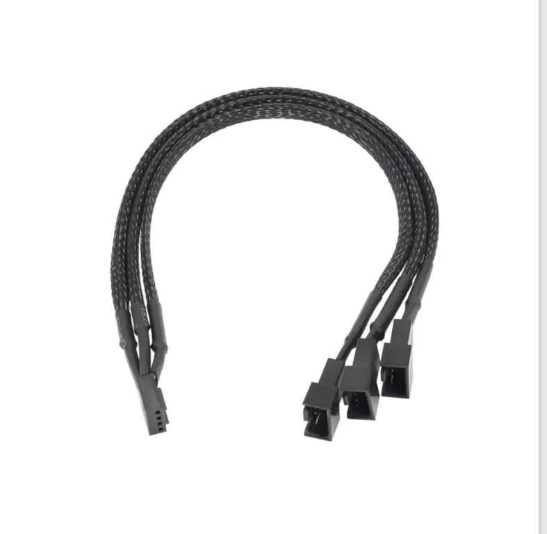 Cablu alimentare ventilator splitter 4pin mama PWM - 3pin tata 2x 4pin tata PWM 25cm AKYGA AK-CA-65