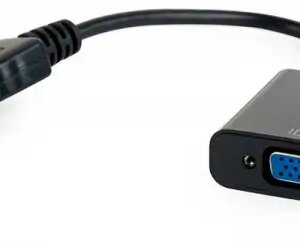 Cablu convertor D-Sub VGA 15pin HD soclu mama - DisplayPort V1.1a mufa tata 0.15m 1920x1200 60Hz 1080p GEMBIRD A-DPM-VGAF-