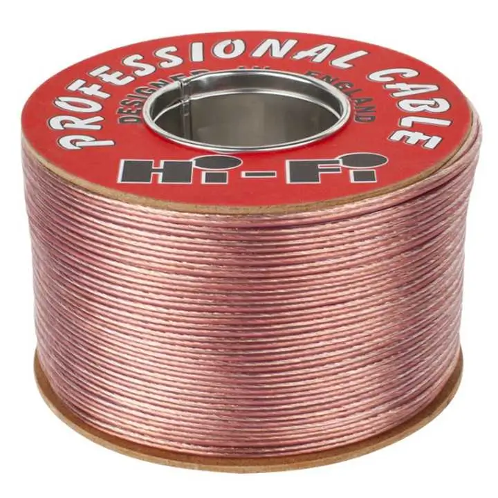 Cablu difuzor 10m Profesional 2x1mm Cupru transparent Cabletech KAB0564-10